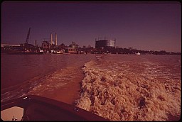Anacostia River Is a Dirty Brown, 1973