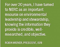 ISRI quote supporting NERC