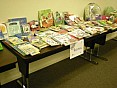 books at the toy swap