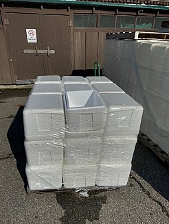 styrofoam coolers for recycling photo