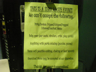 Reuse event sign photo